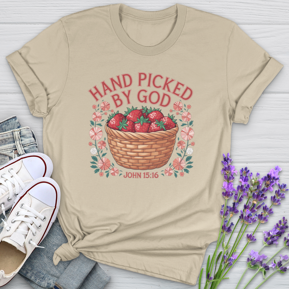 Hand Picked By God Strawberries Softstyle Tee