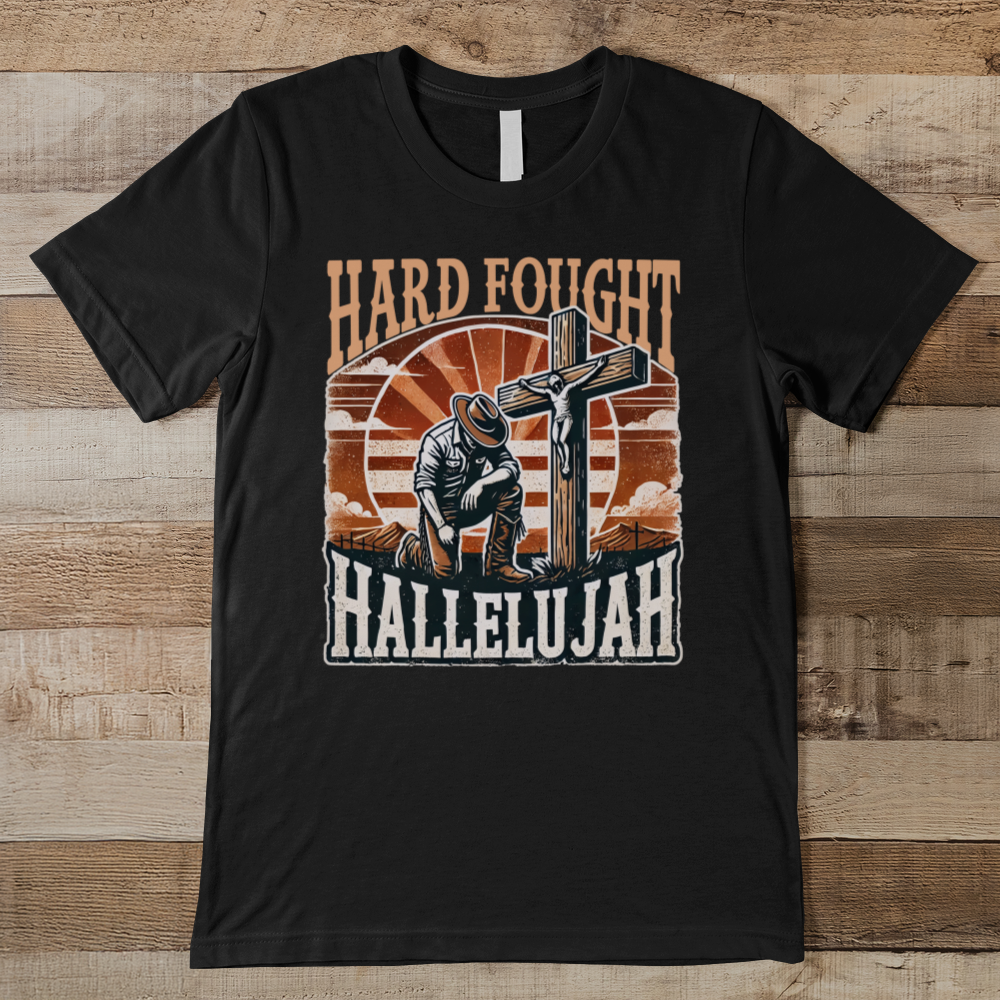 Hard Fought Hallelujah Men's Tee