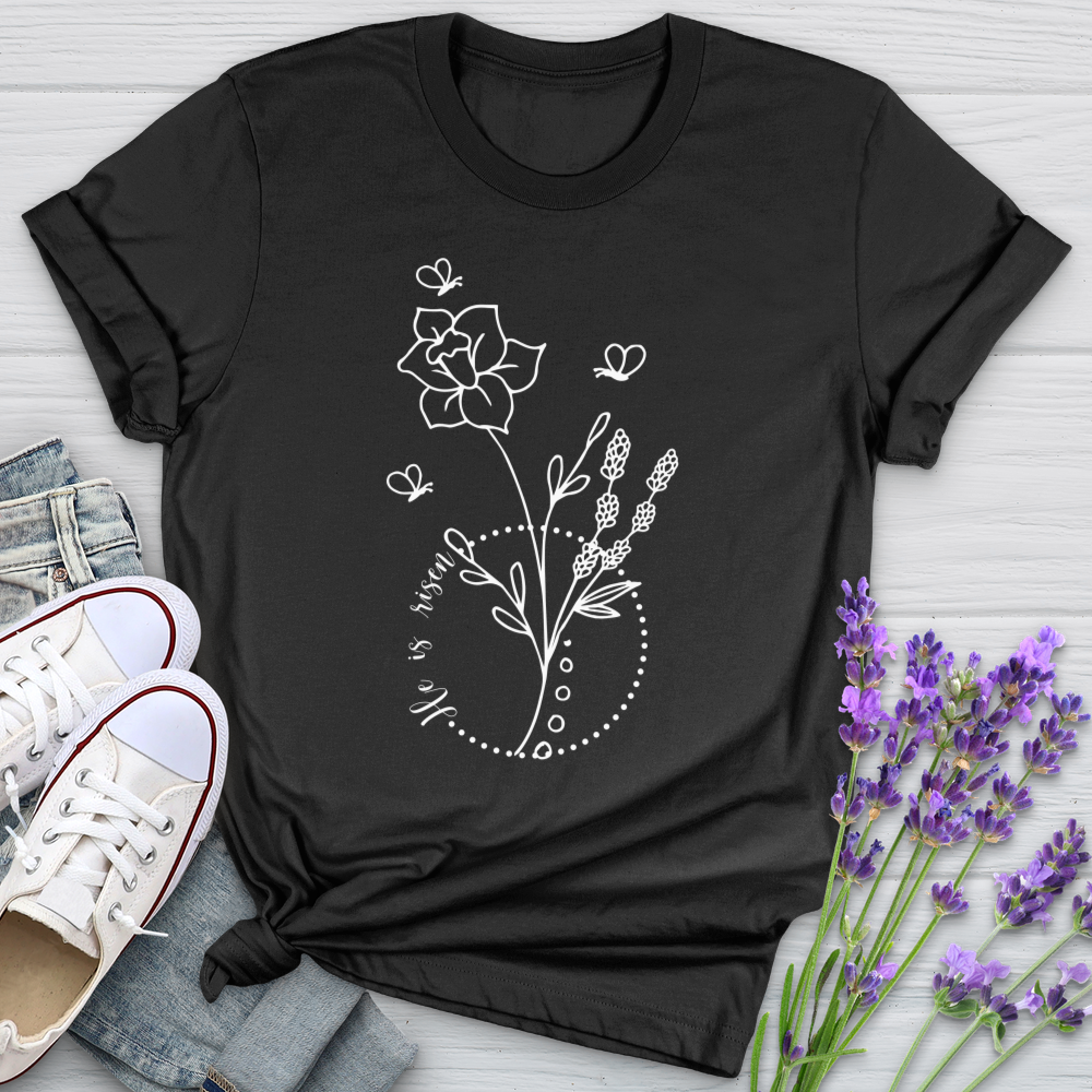 He Is Risen Bees Softstyle Tee