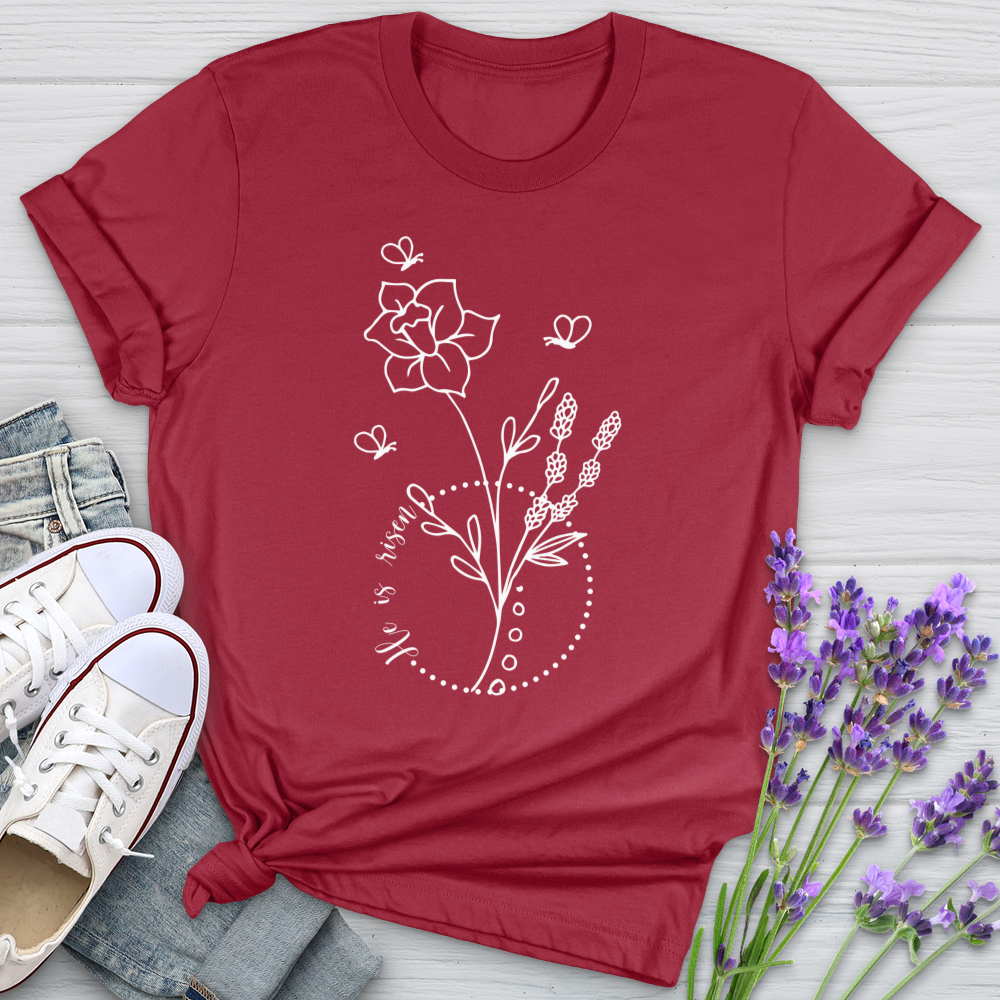 He Is Risen Bees Softstyle Tee