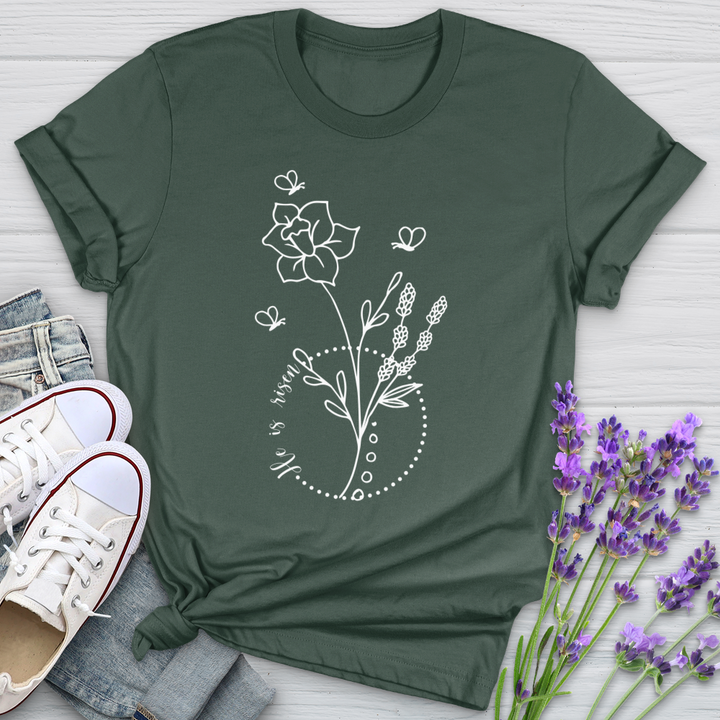 He Is Risen Bees Softstyle Tee