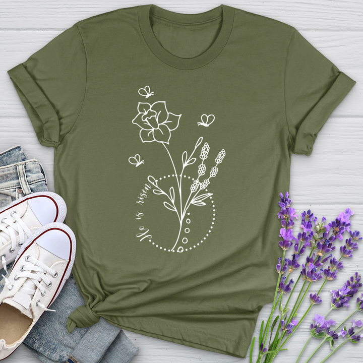 He Is Risen Bees Softstyle Tee