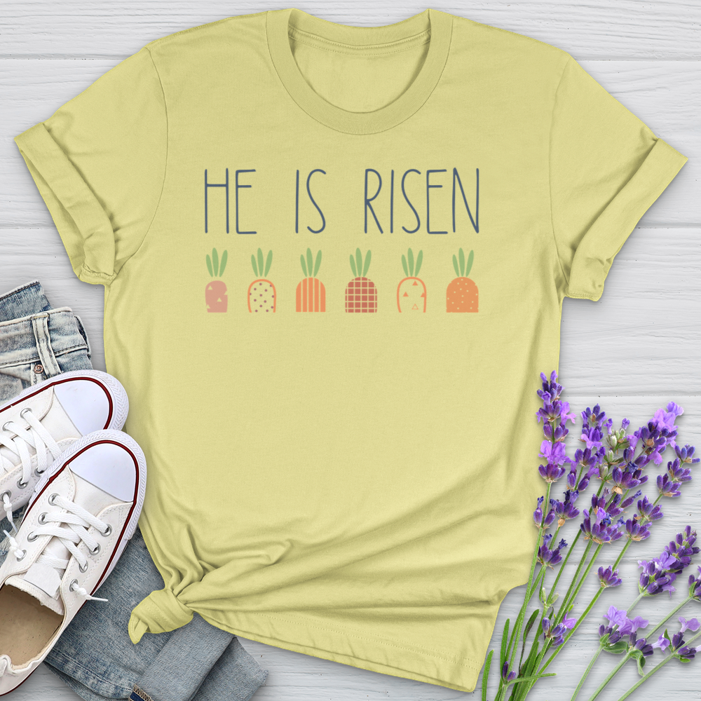 He Is Risen Carrot Patch Softstyle Tee