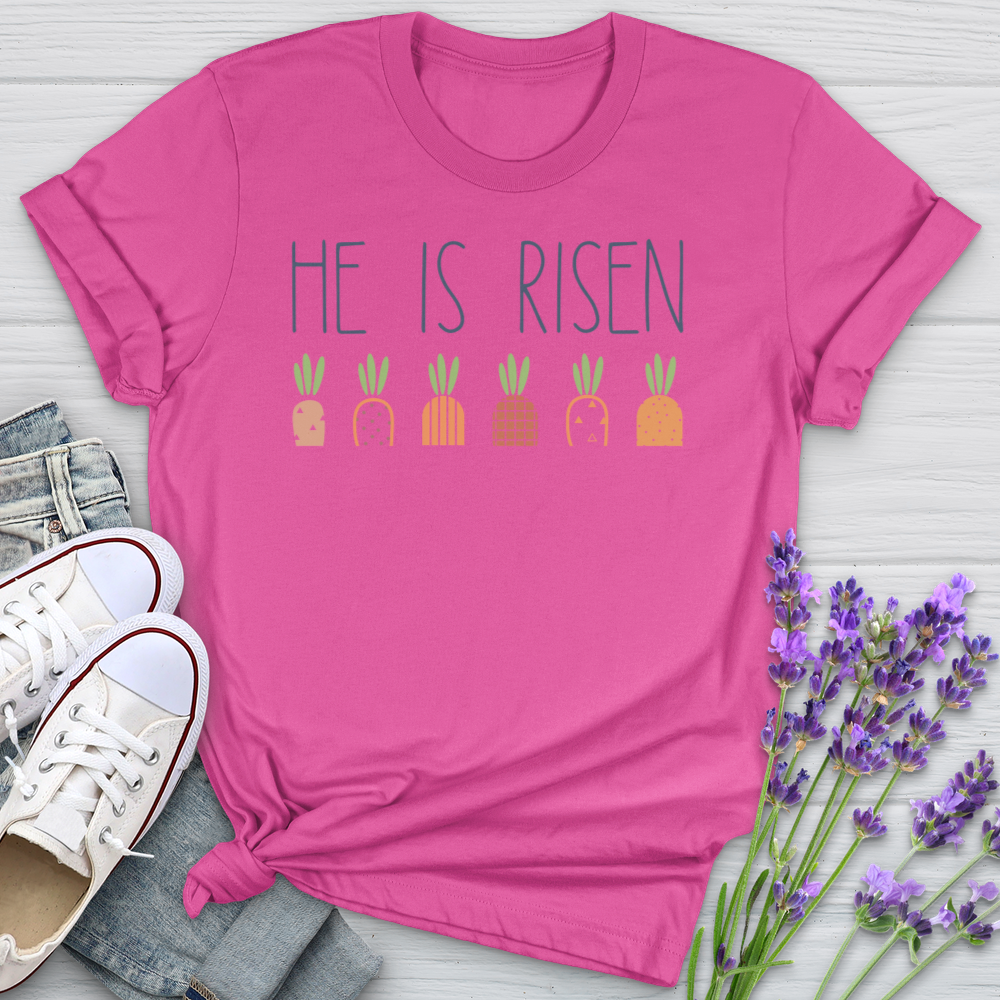 He Is Risen Carrot Patch Softstyle Tee