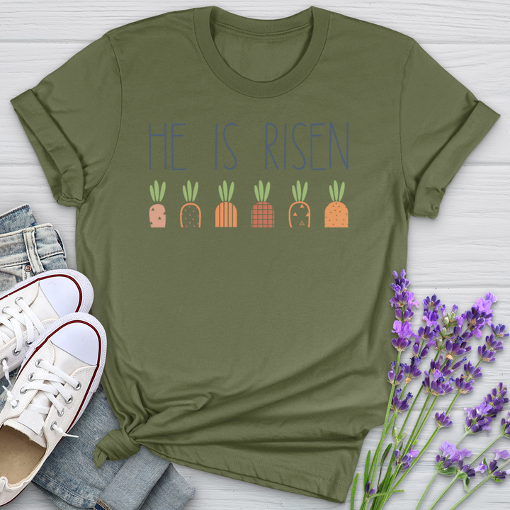 He Is Risen Carrot Patch Softstyle Tee