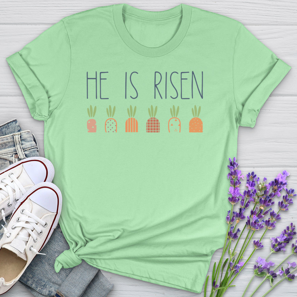 He Is Risen Carrot Patch Softstyle Tee