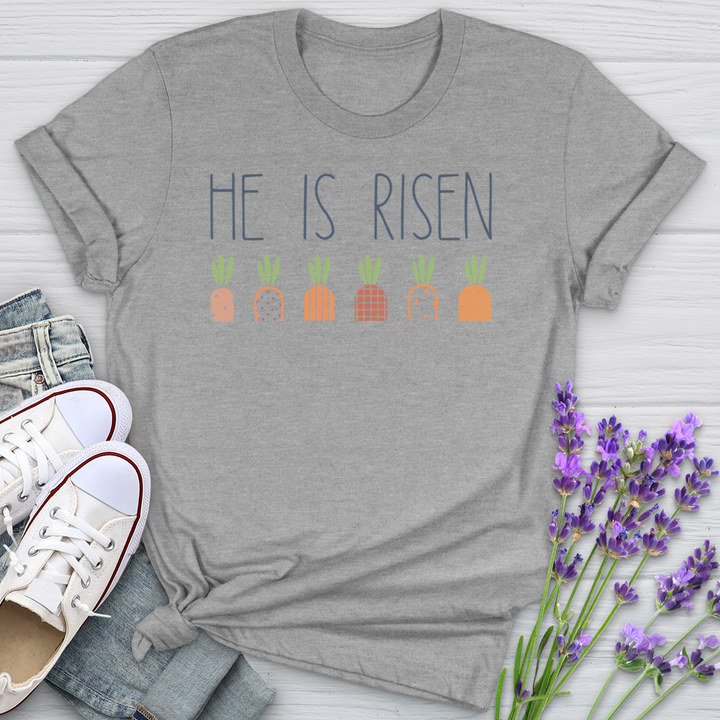 He Is Risen Carrot Patch Softstyle Tee