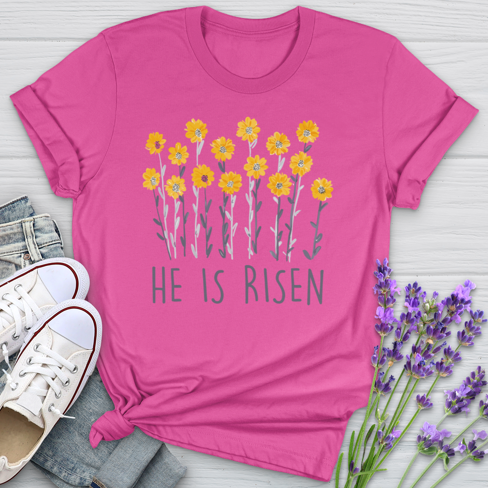 Floral He Has Risen Easter PLUS Graphic Tee