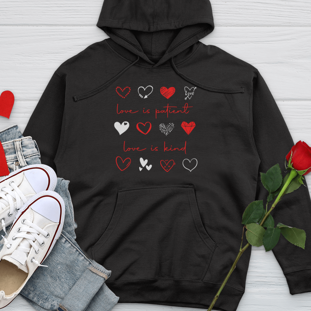 Heart Evolution Midweight Hooded Sweatshirt