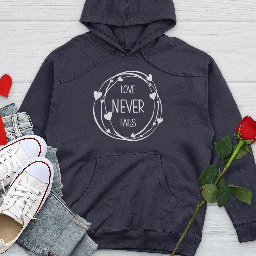 Heart Wreath Midweight Hooded Sweatshirt