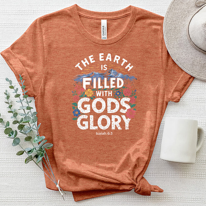 The Earth Is Filled With God's Glory Heathered Tee