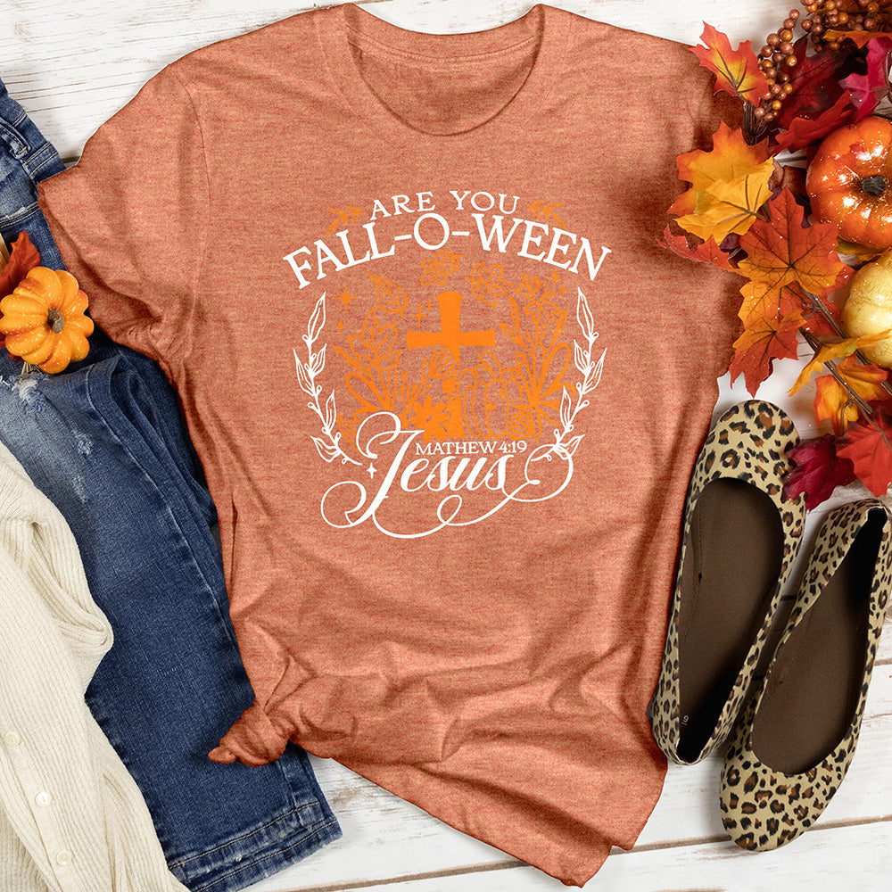 Fall-O-Ween Jesus Harvest Heathered Tee