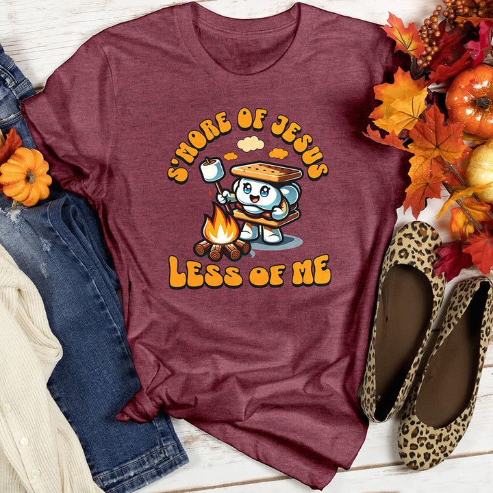 S'more Of Jesus And Less Of Me Heathered Tee