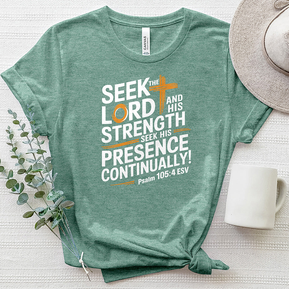 Seek the Lord Heathered Tee