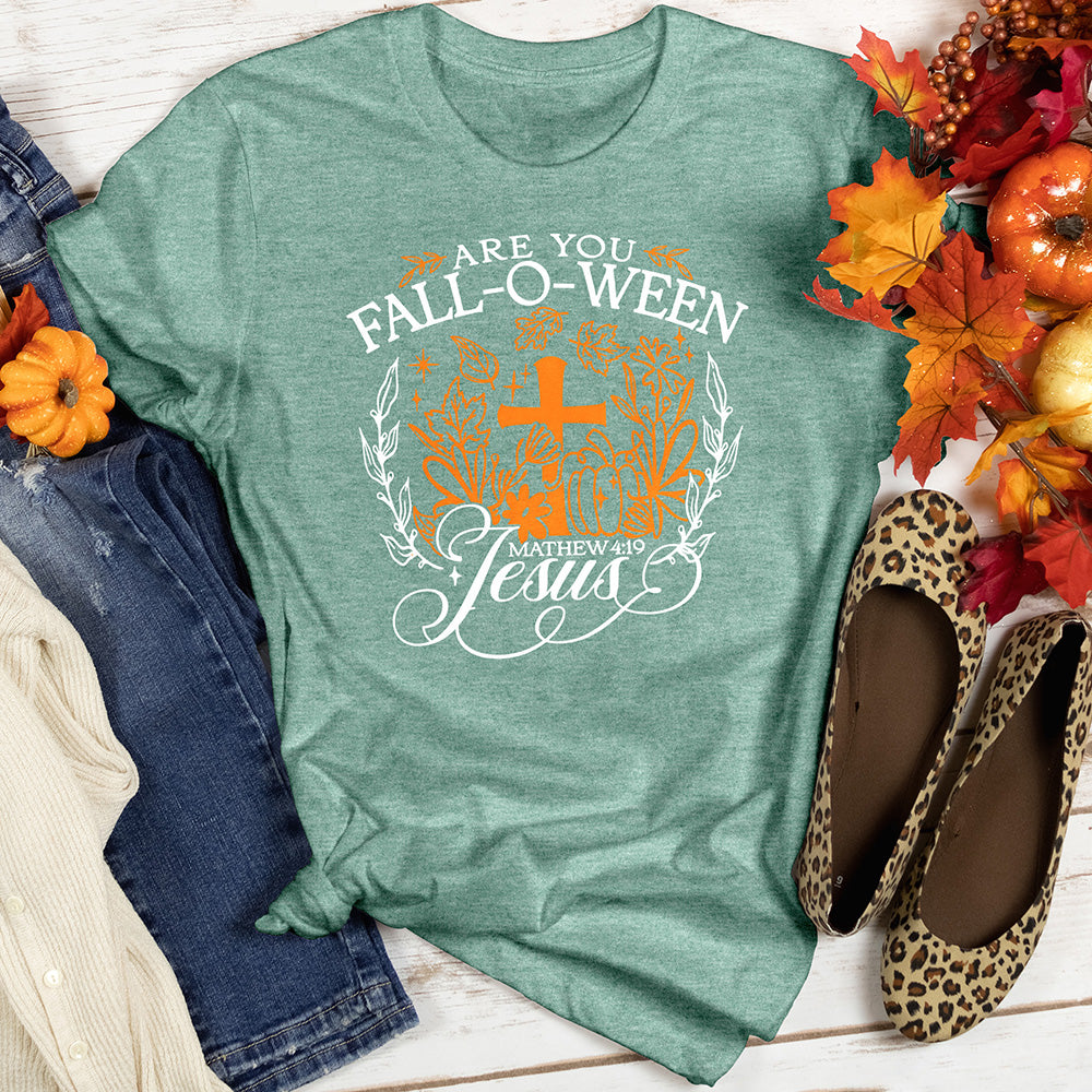 Fall-O-Ween Jesus Harvest Heathered Tee