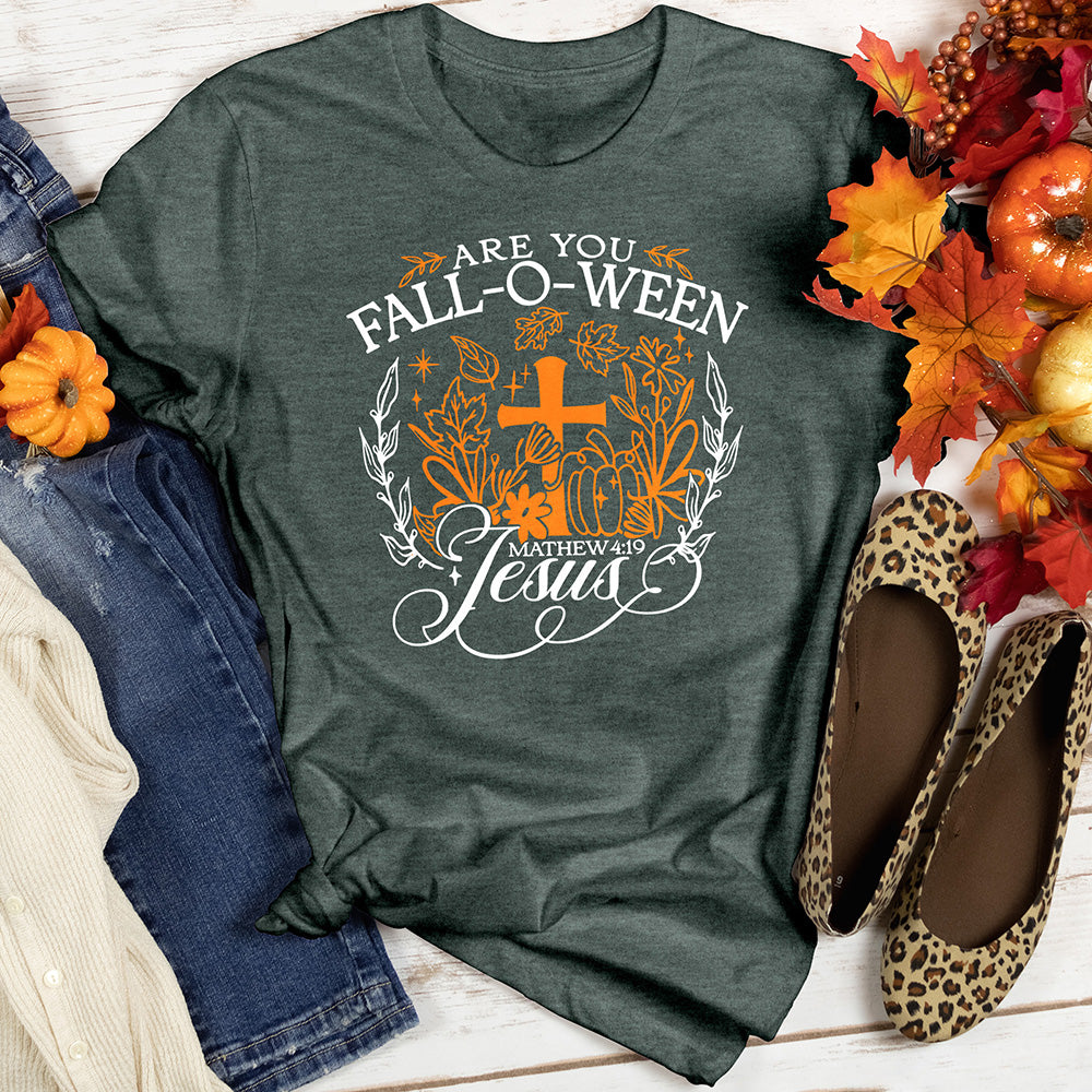 Fall-O-Ween Jesus Harvest Heathered Tee