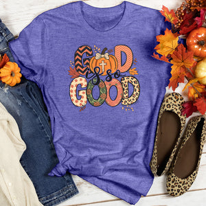 God Is So Good Fall Heathered Tee