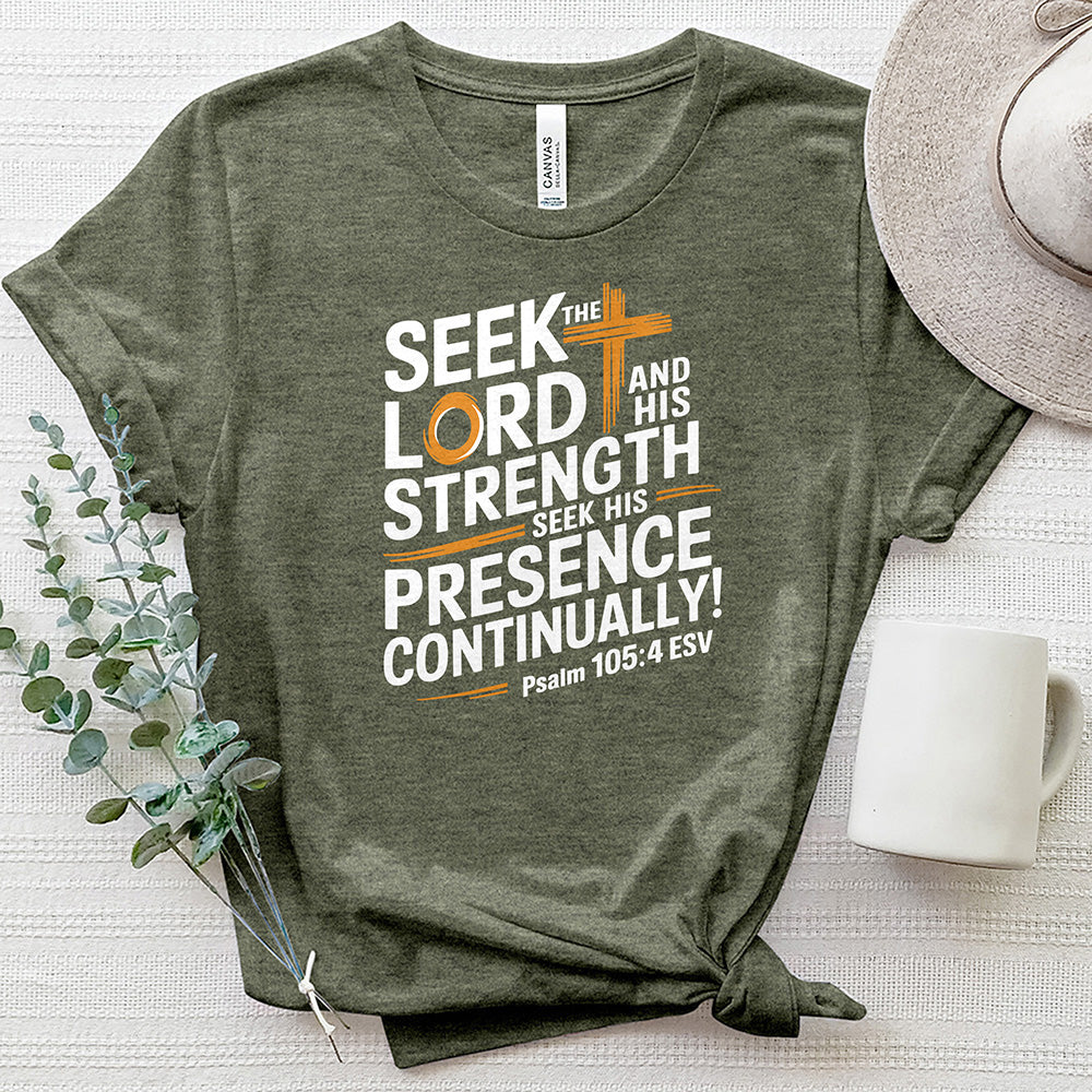 Seek the Lord Heathered Tee