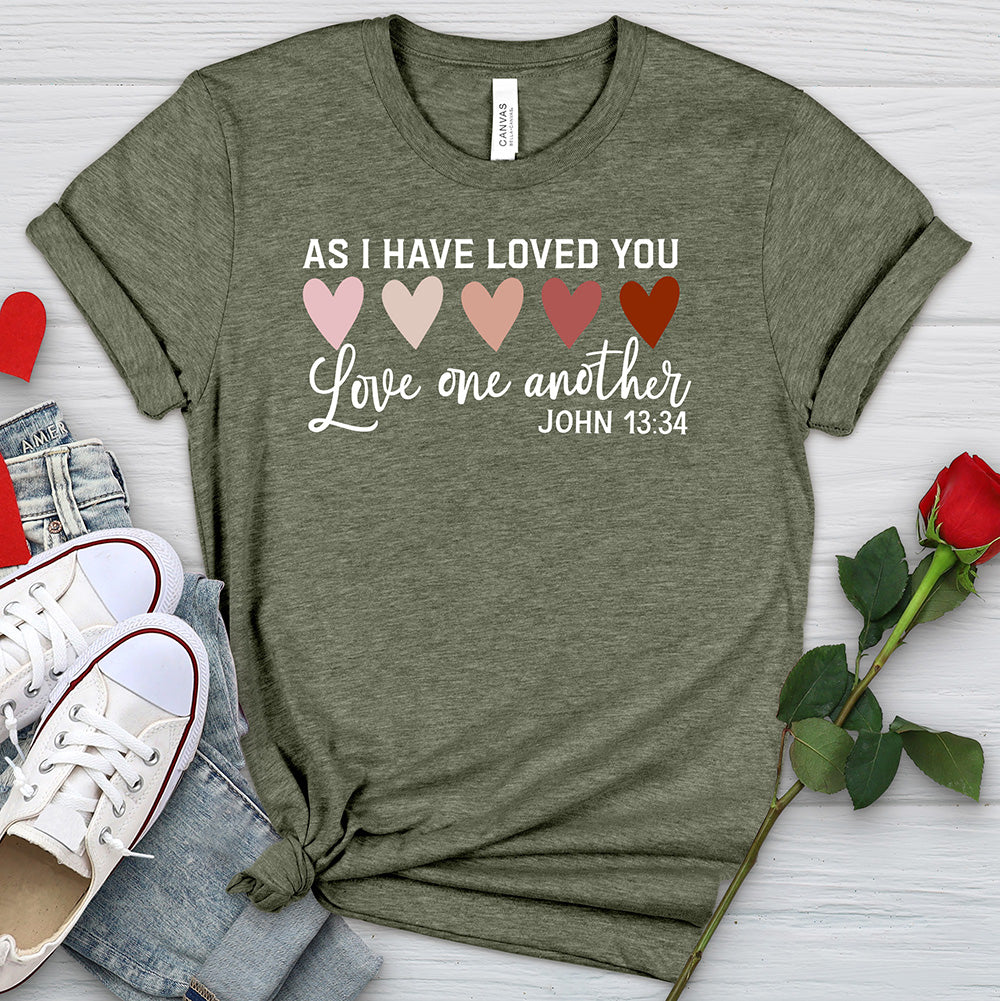 Love One Another Heathered Tee