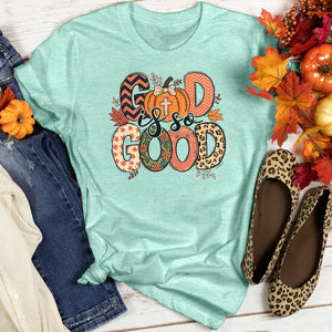 God Is So Good Fall Heathered Tee