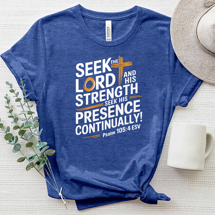 Seek the Lord Heathered Tee