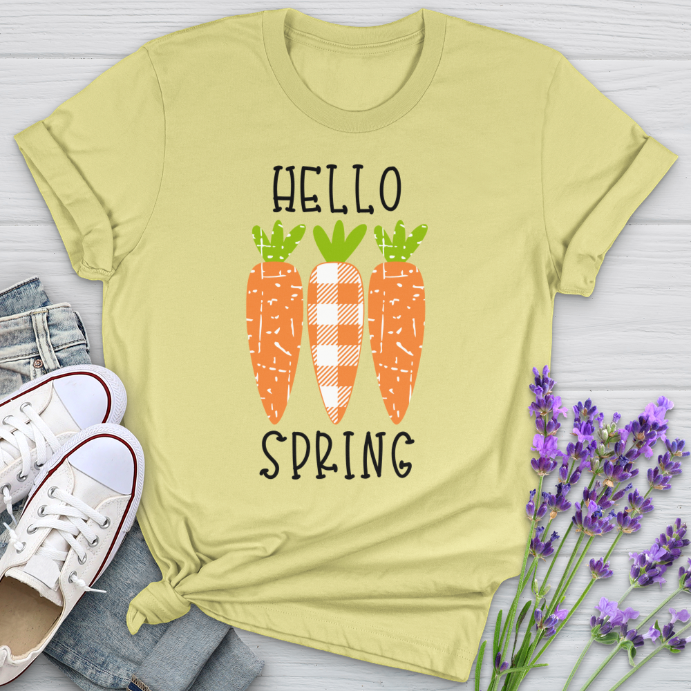 Hello Spring Carrots Softstyle Tee