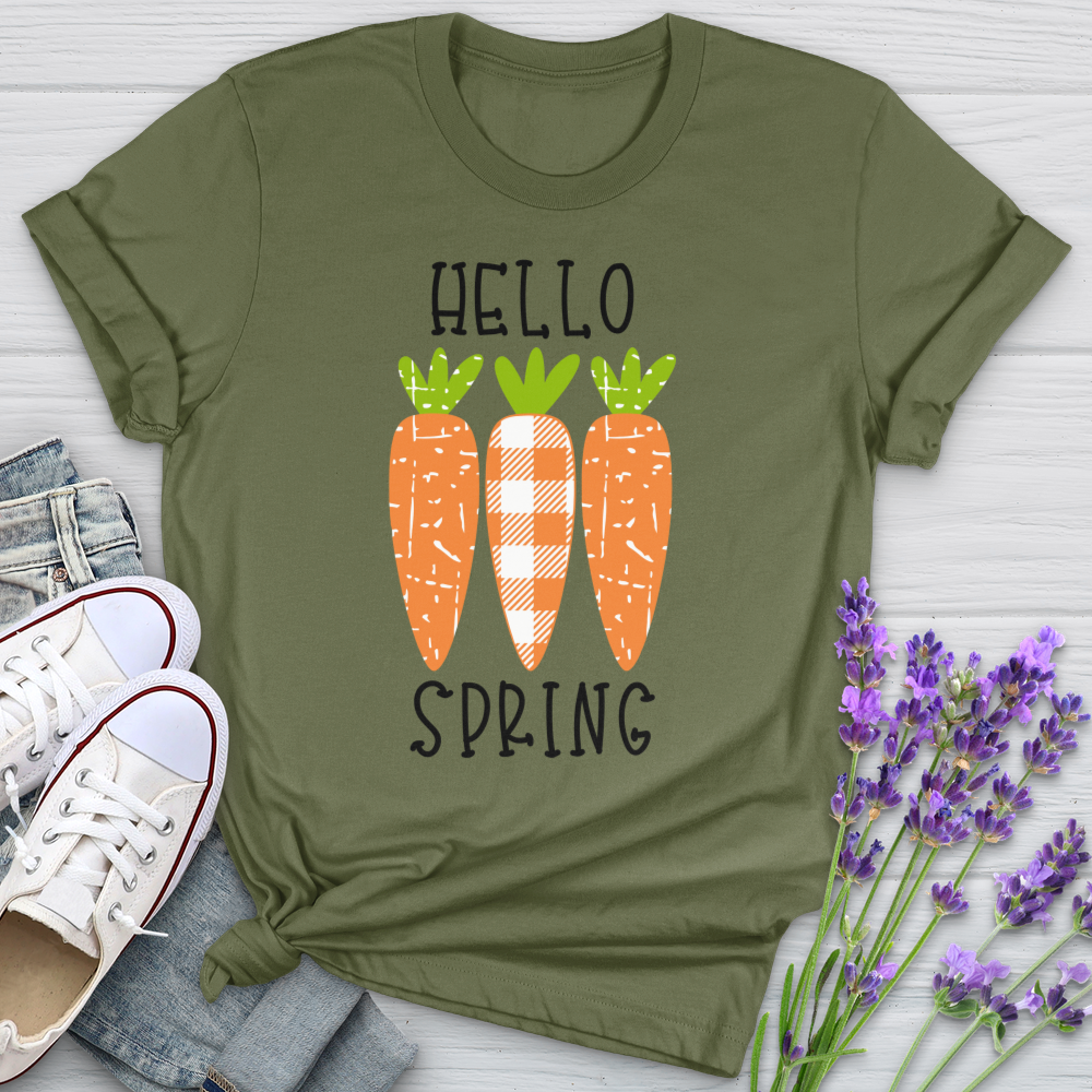 Hello Spring Carrots Softstyle Tee