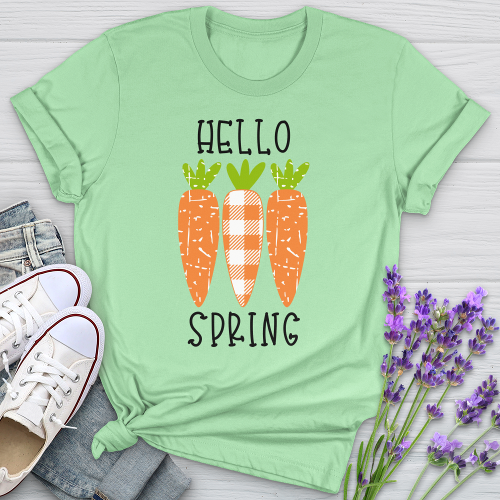 Hello Spring Carrots Softstyle Tee