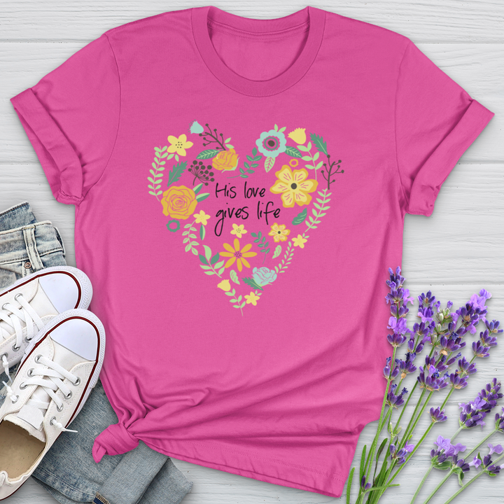 His Love Gives Life Softstyle Tee