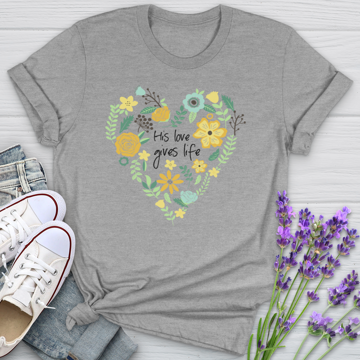 His Love Gives Life Softstyle Tee