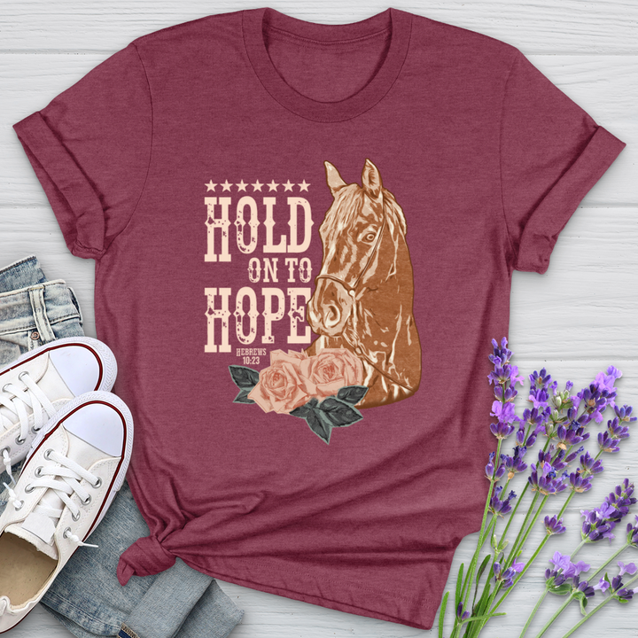 Hold On To Hope Horse Softstyle Tee