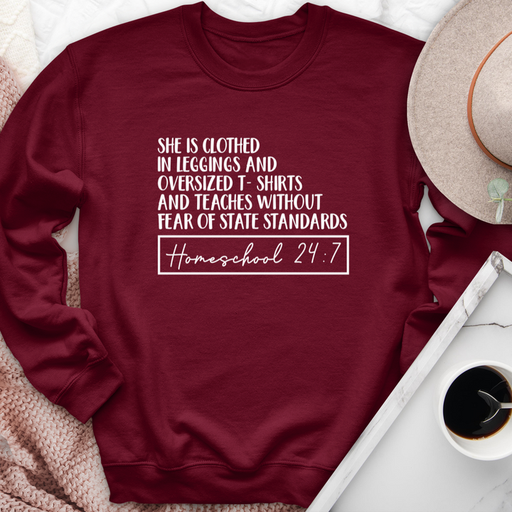 Homeschool 24:7 Crewneck