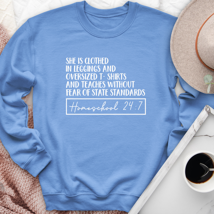 Homeschool 24:7 Crewneck