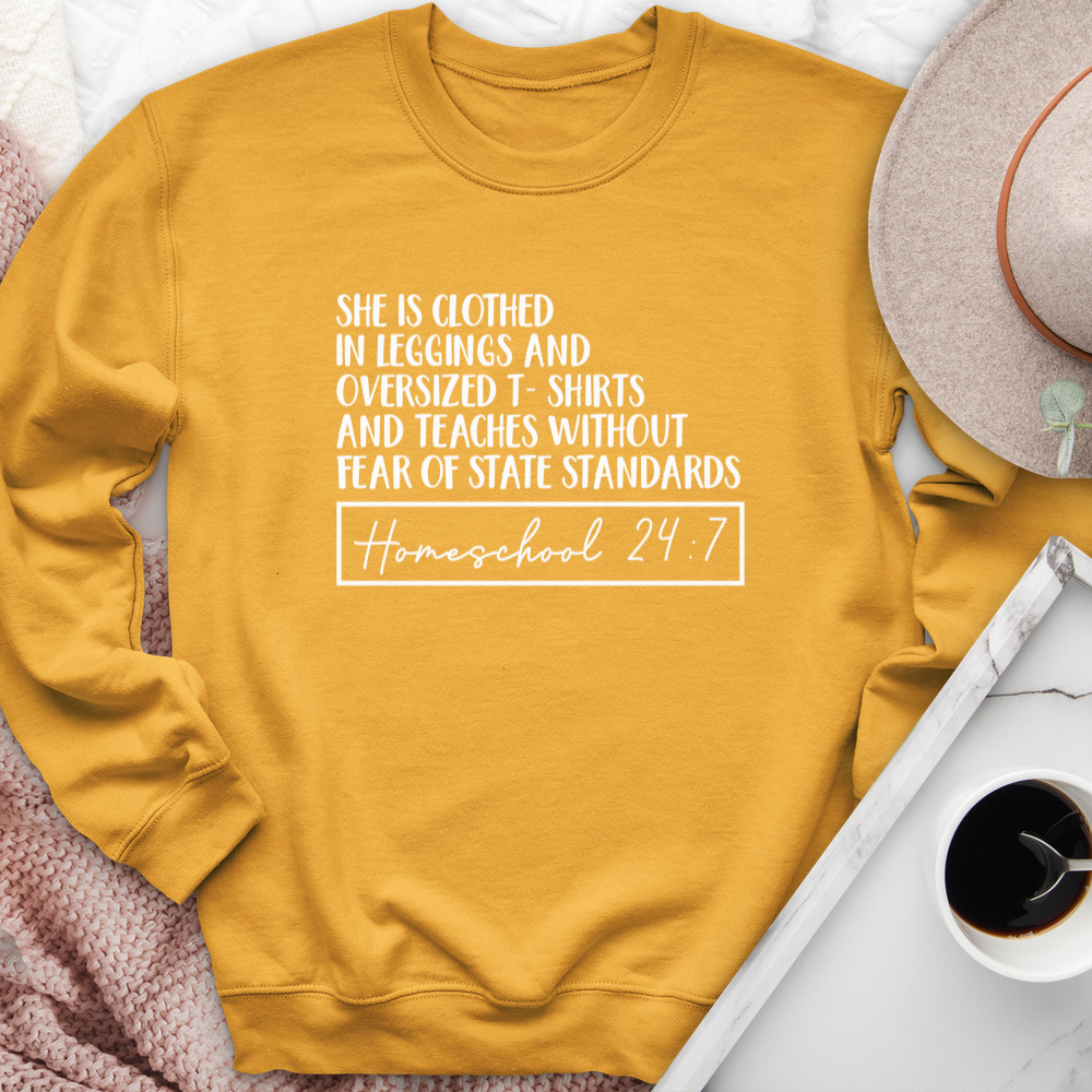 Homeschool 24:7 Crewneck