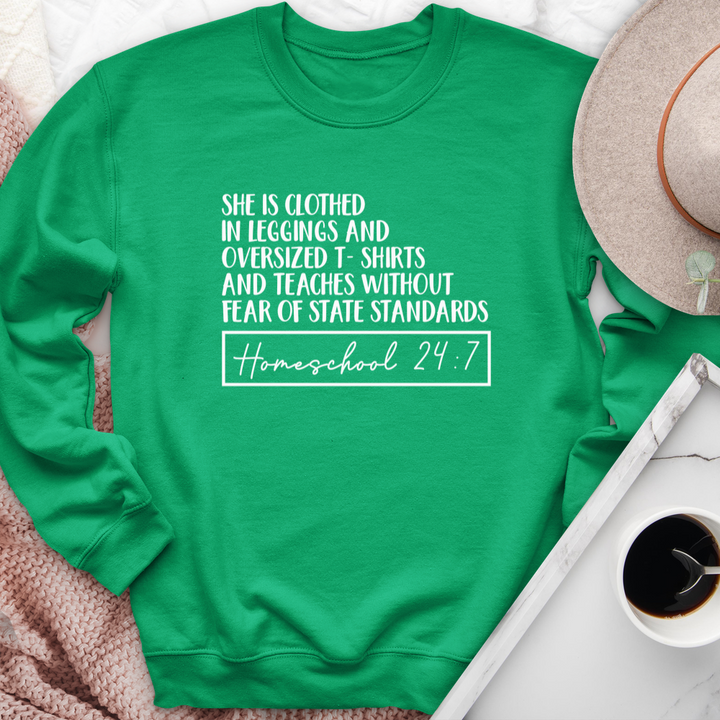 Homeschool 24:7 Crewneck