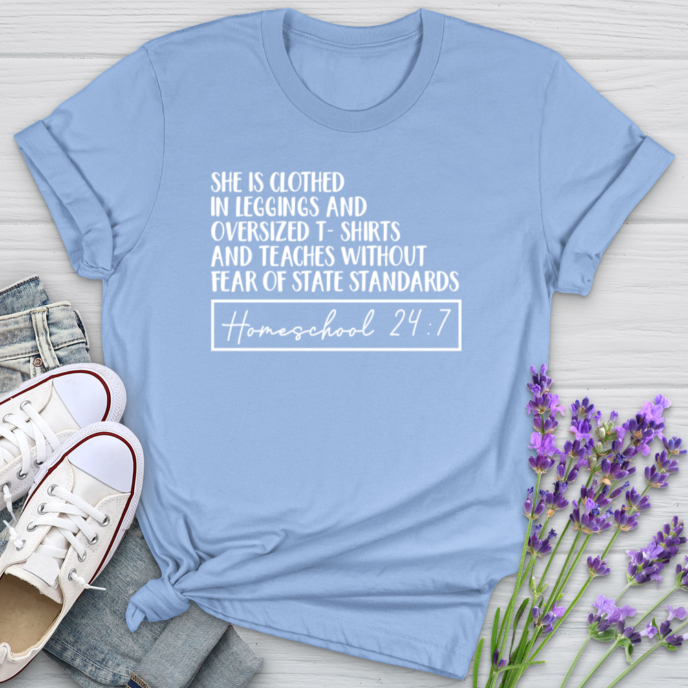 Homeschool 24:7 Softstyle Tee