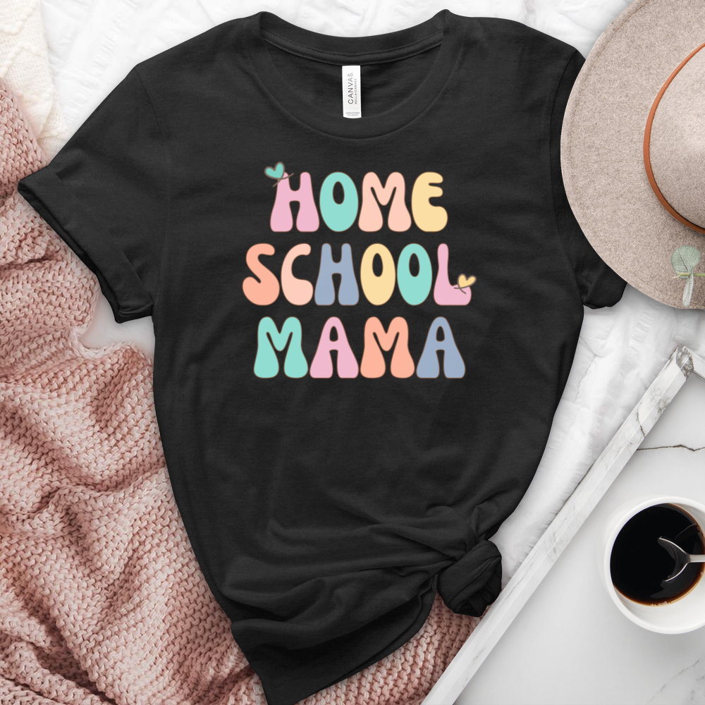 Homeschool Mama Heathered Tee