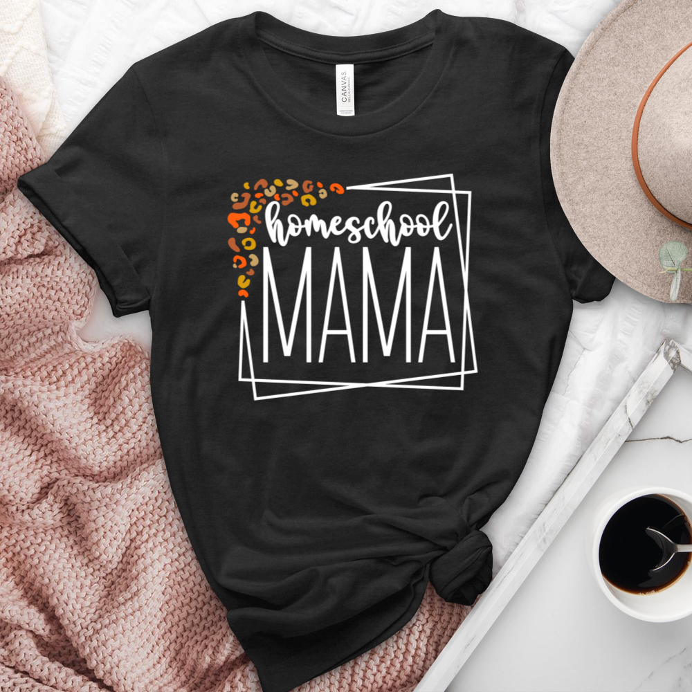 Homeschool Mama Heathered Tee