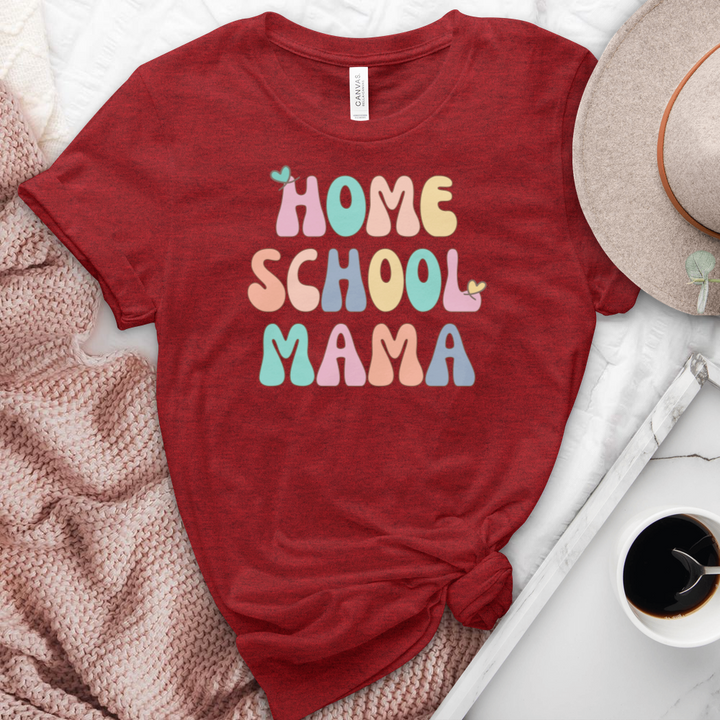 Homeschool Mama Heathered Tee