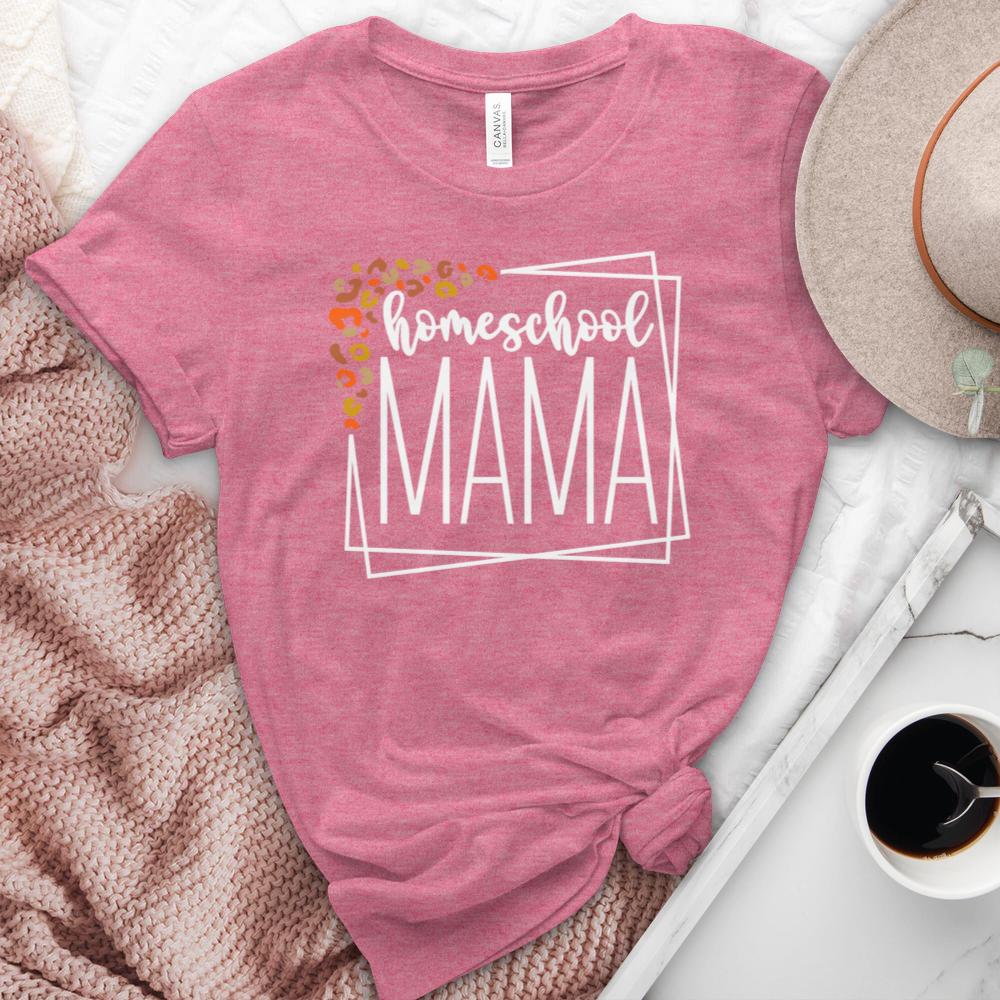 Homeschool Mama Heathered Tee