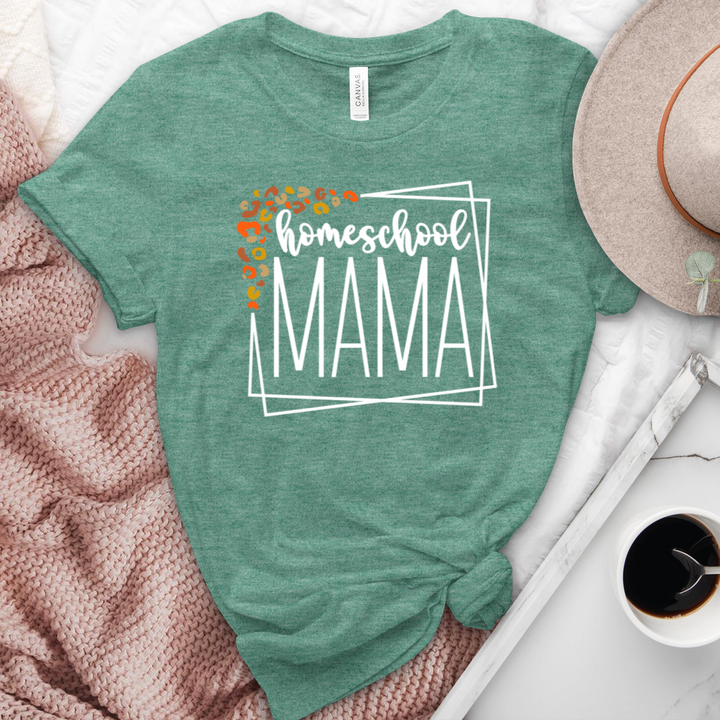 Homeschool Mama Heathered Tee