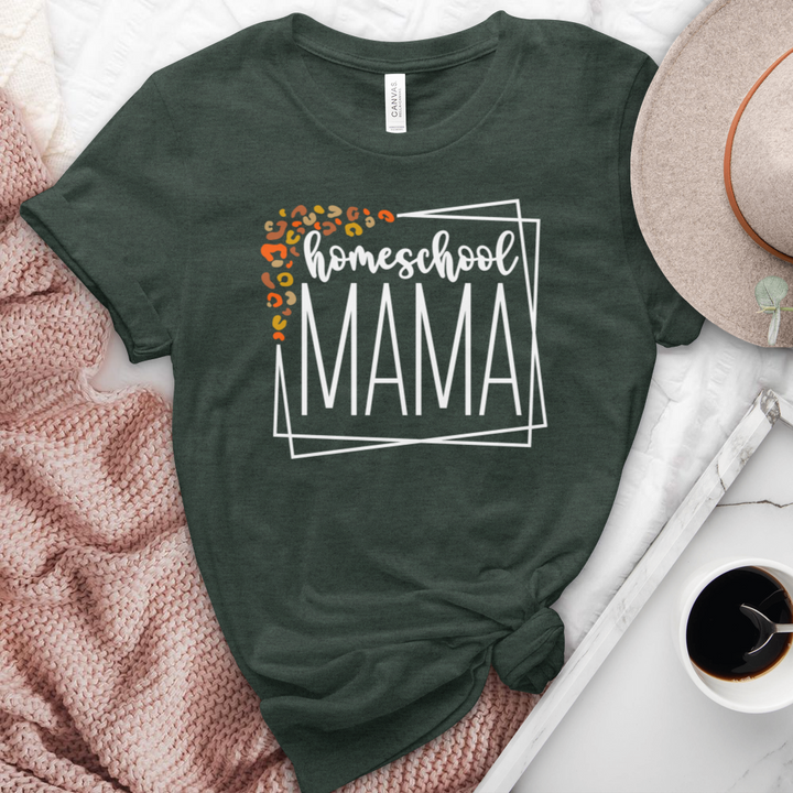 Homeschool Mama Heathered Tee