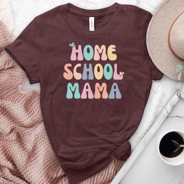 Homeschool Mama Heathered Tee