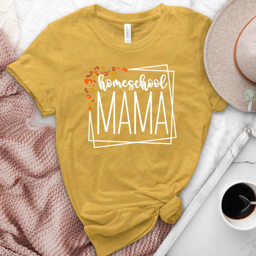 Homeschool Mama Heathered Tee