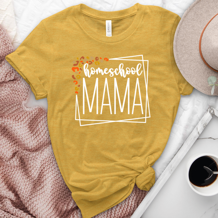 Homeschool Mama Heathered Tee