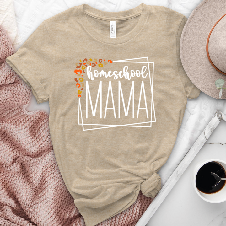 Homeschool Mama Heathered Tee