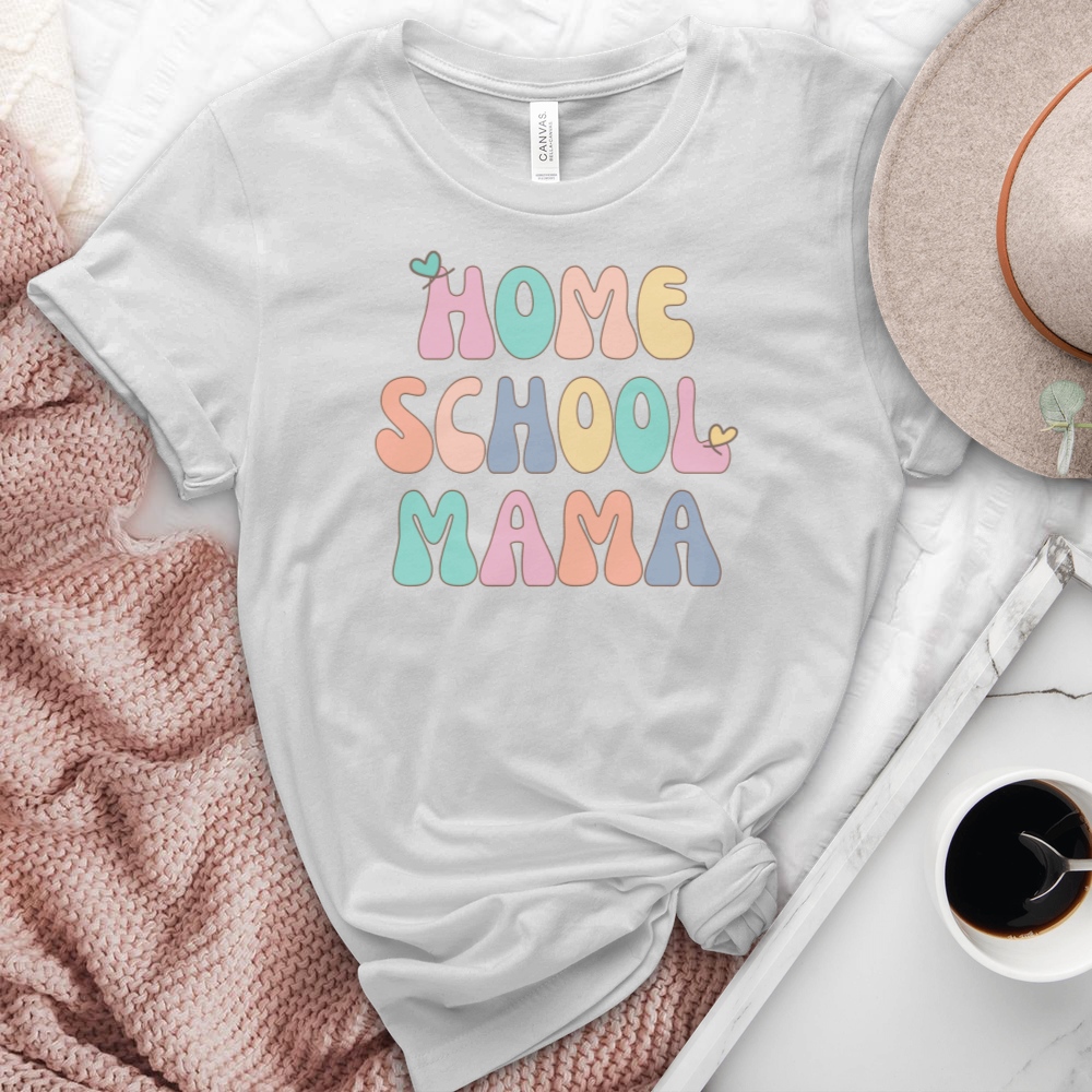 Homeschool Mama Heathered Tee