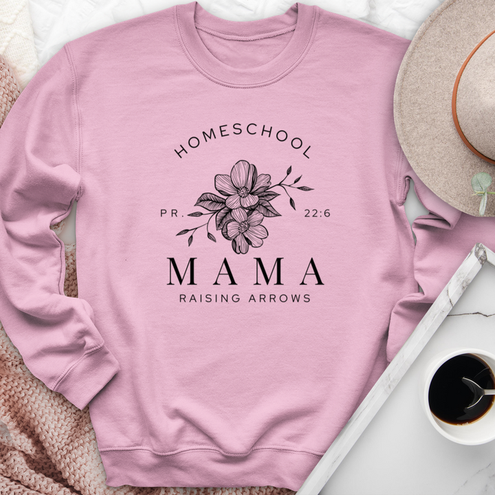 Homeschool Mama Raising Arrows PR 22:6 Crewneck