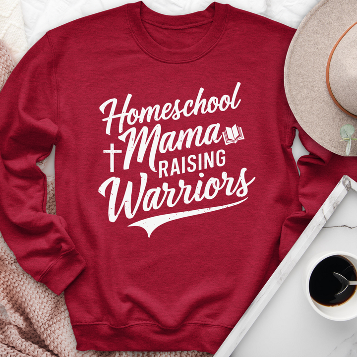 Homeschool Mama Raising Warriors Crewneck