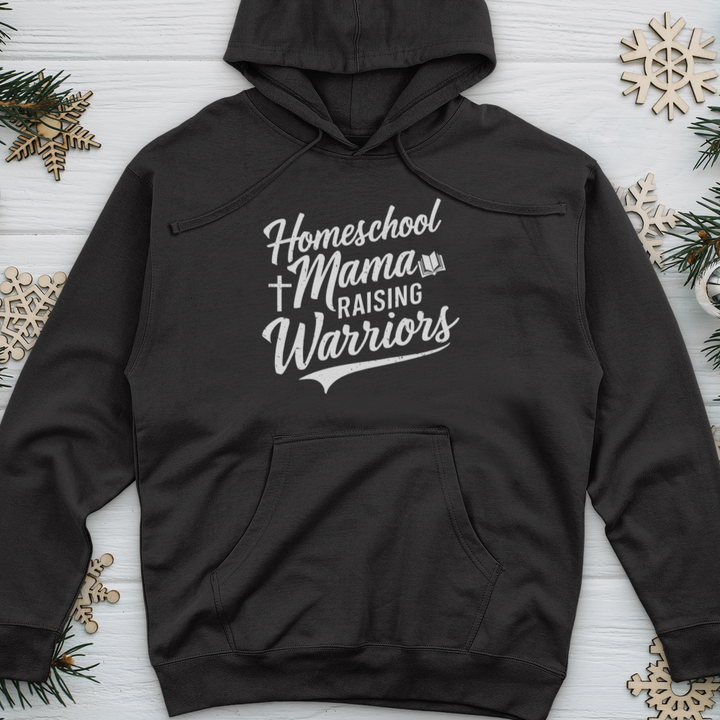 Homeschool Mama Raising Warriors Midweight Hooded Sweatshirt